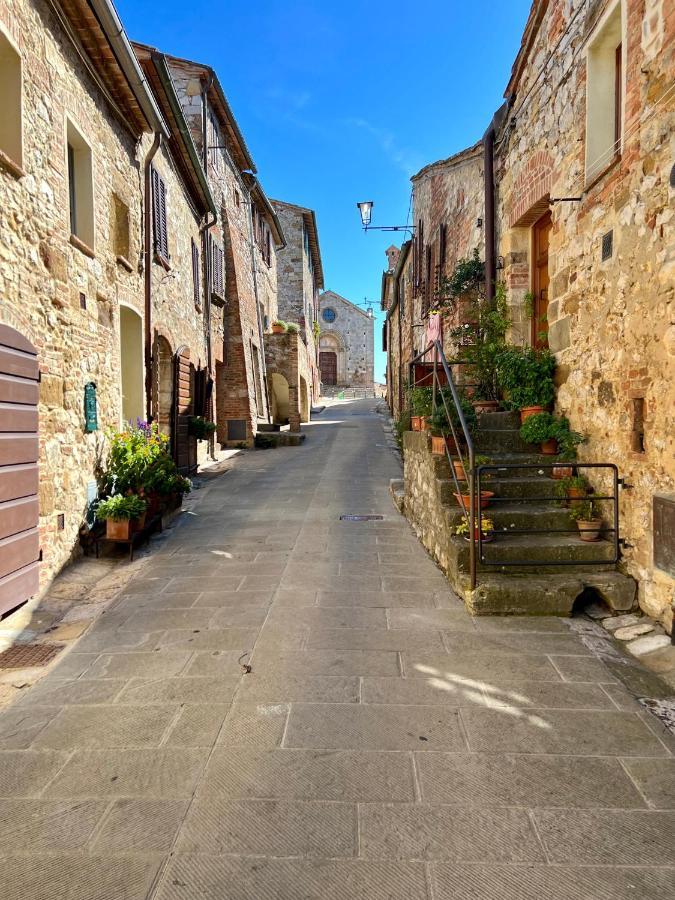 La Costarella Lägenhet Montefollonico Exteriör bild