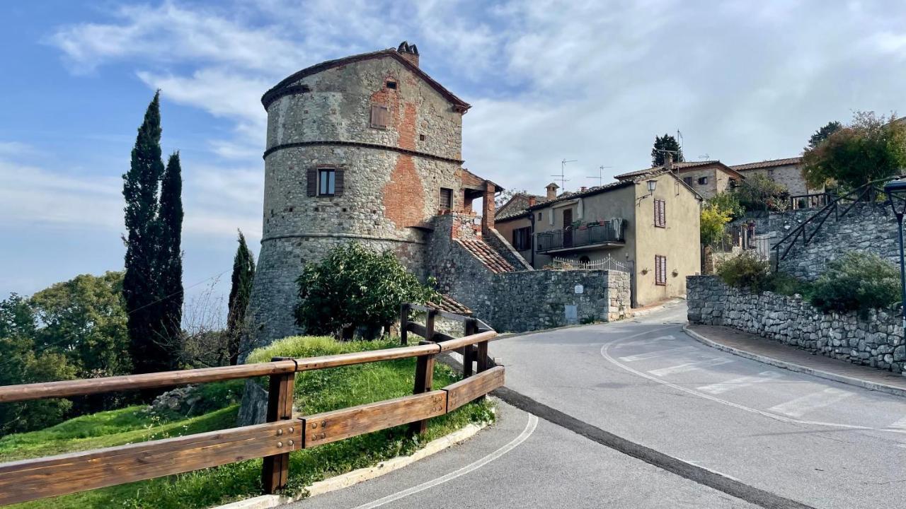 La Costarella Lägenhet Montefollonico Exteriör bild