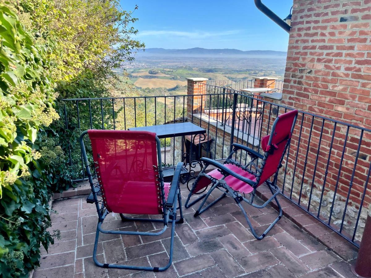 La Costarella Lägenhet Montefollonico Exteriör bild