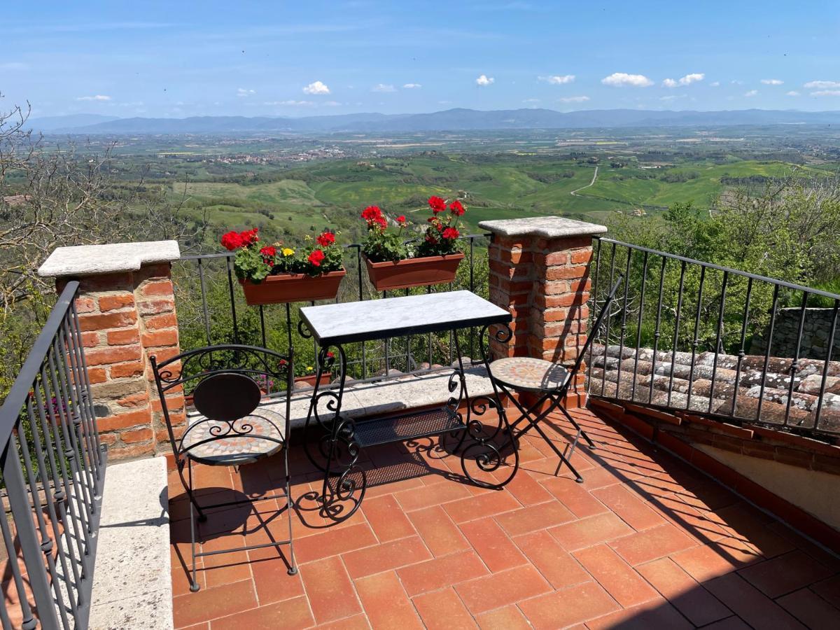 La Costarella Lägenhet Montefollonico Exteriör bild